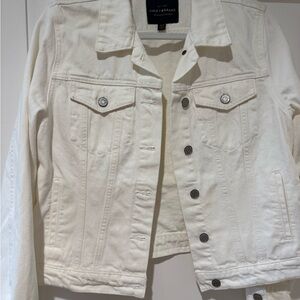 Lucky Brand Women's Cream Denim Jacket